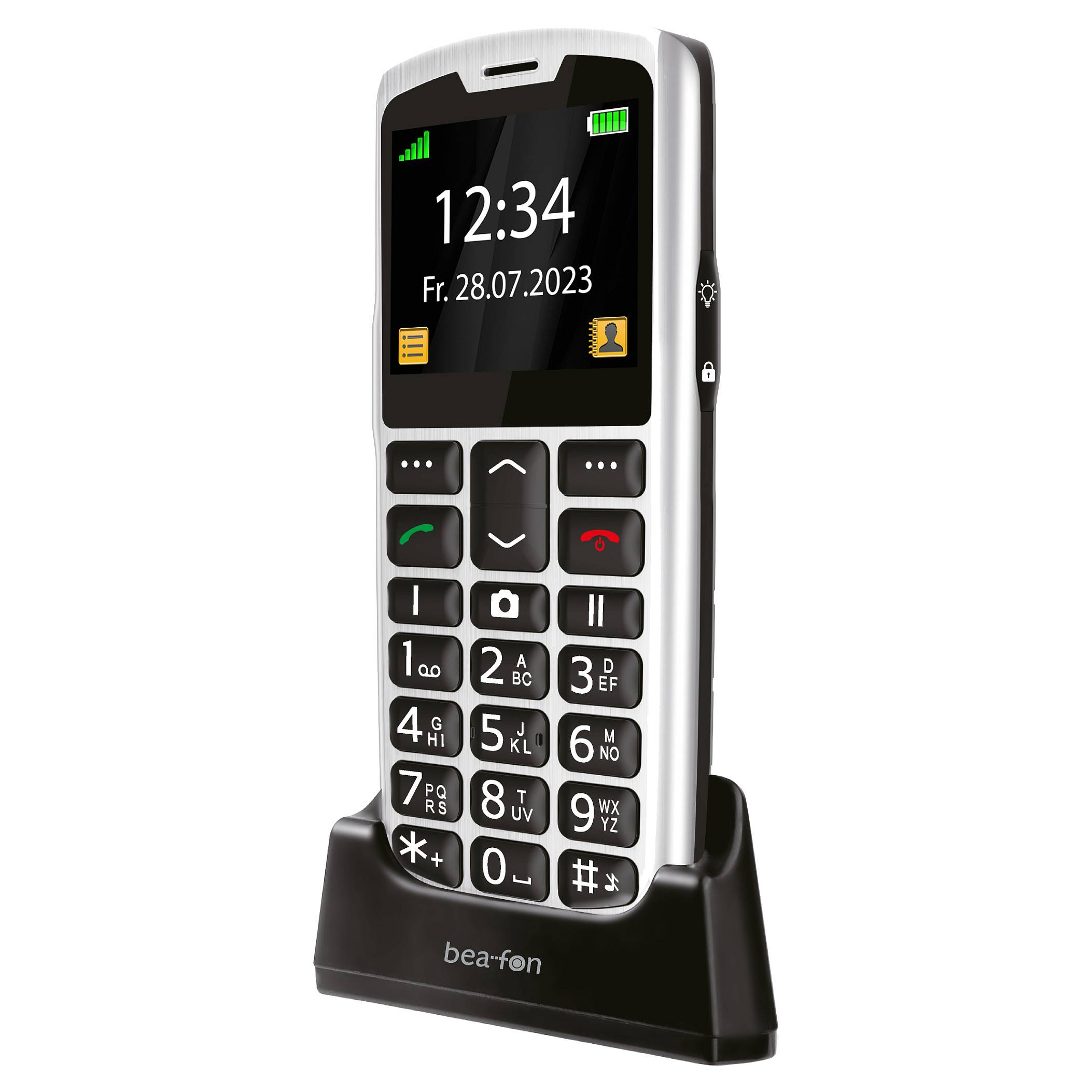 Beafon Silver Line SL260 LTE 4G Feature Phone Argento/Nero SL260LTE_EU001SB-0