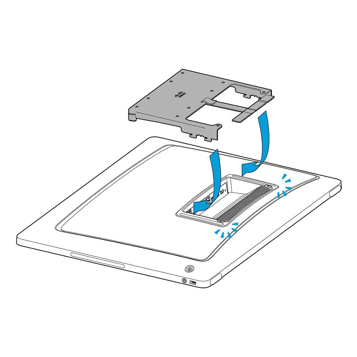 VESA ADAPTER AND WALL MOUNT KIT-0