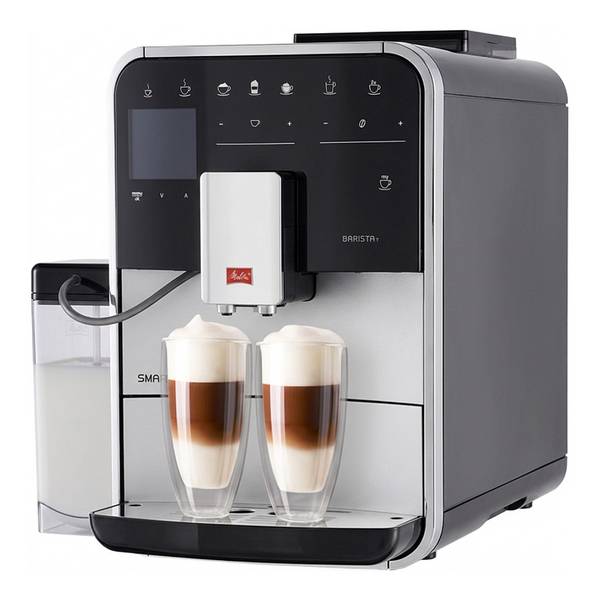 Melitta Caffeo Barista T Smart F830-102, macchina da caffè completamente automatica con contenitore per il latte