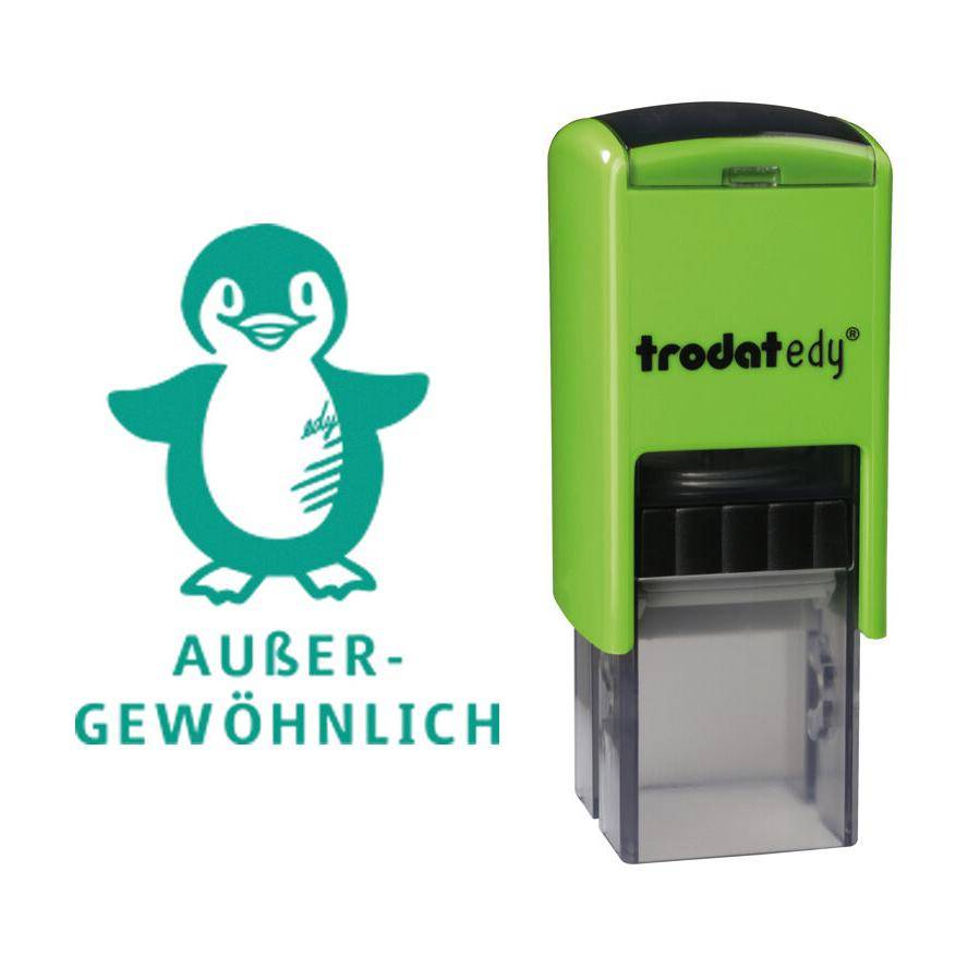 TRODAT Motivstempel Printy Apfelgrün"Pinguin" 4922 (163235)-0