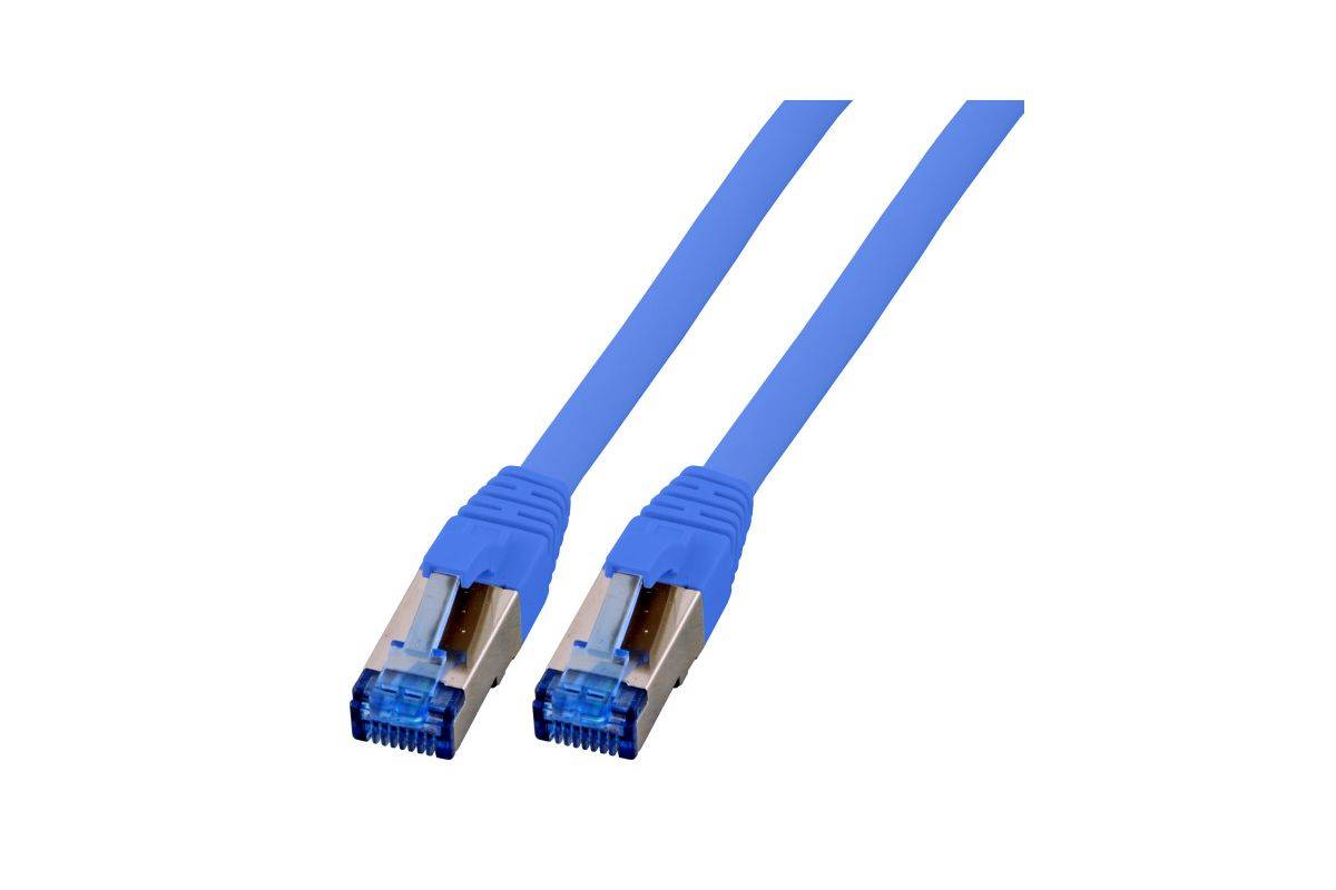 EFB-Elektronik Cavo patch RJ45 Cat.6A S/FTP TPECat.7 cavo grezzo superflex blu 15m Produttore EFB Elektronik (K5525FBL.1-0