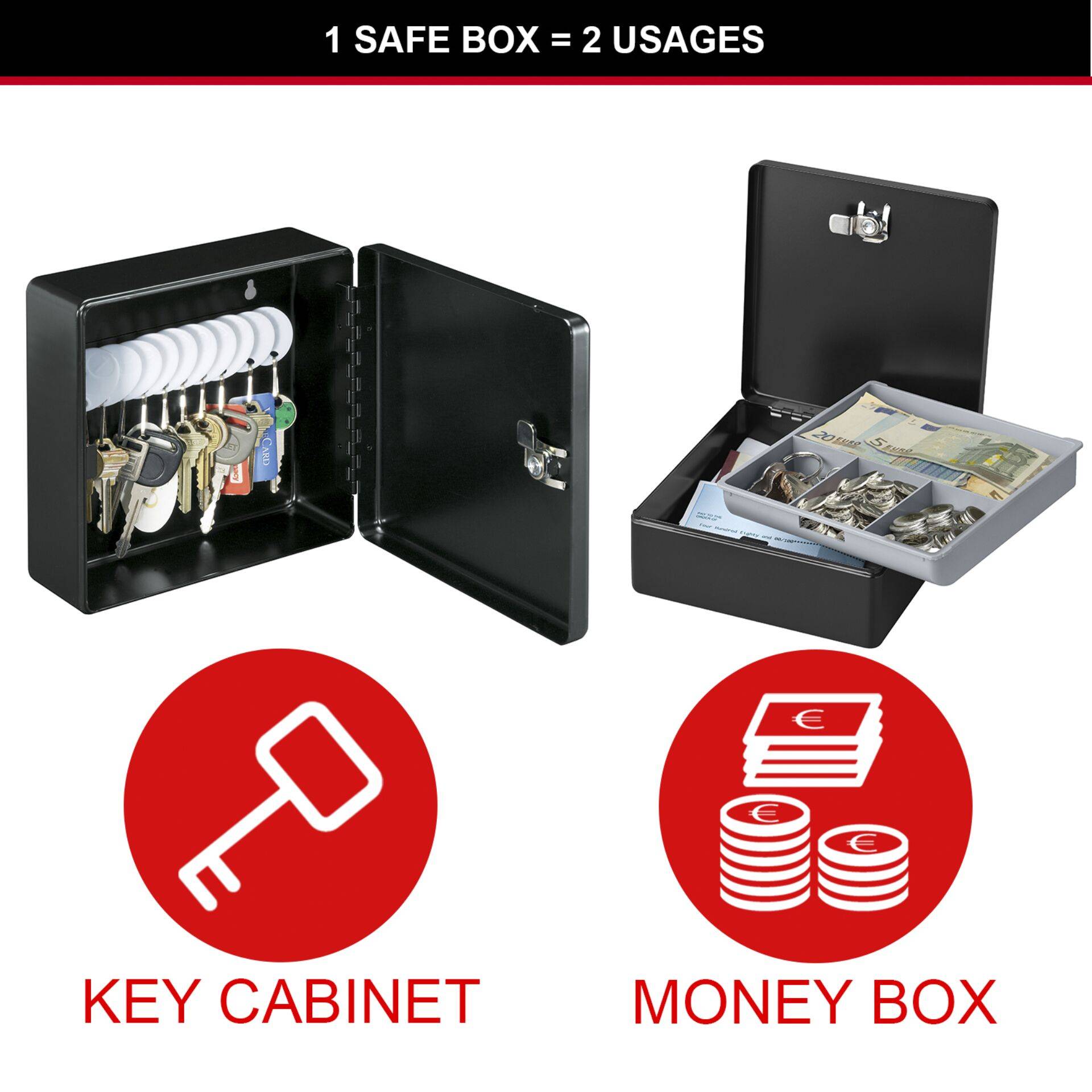 Master Lock key box for 10 keys KDS1EURHRO-2