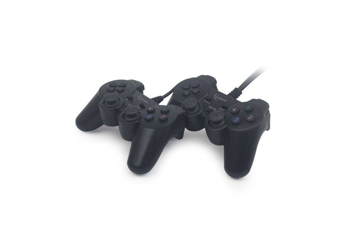 Gembird JPD-UDV2-01 Gamepad PC Controller di gioco nero JPD-UDV2-01-0