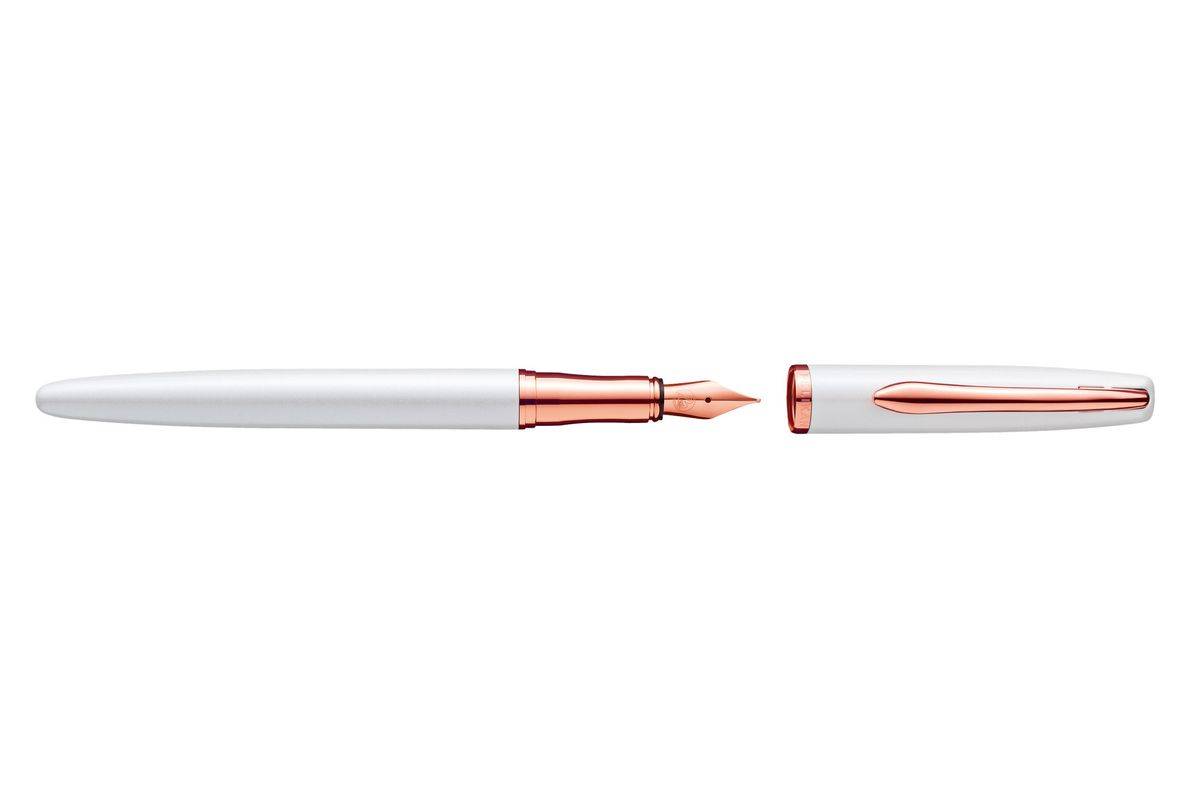 Pelikan Jazz Noble Elegance P36 Füllfederhalter Kartuschenfüllsystem Gold - Perleffekt - Weiß 1 Stück(e) (821681)-1