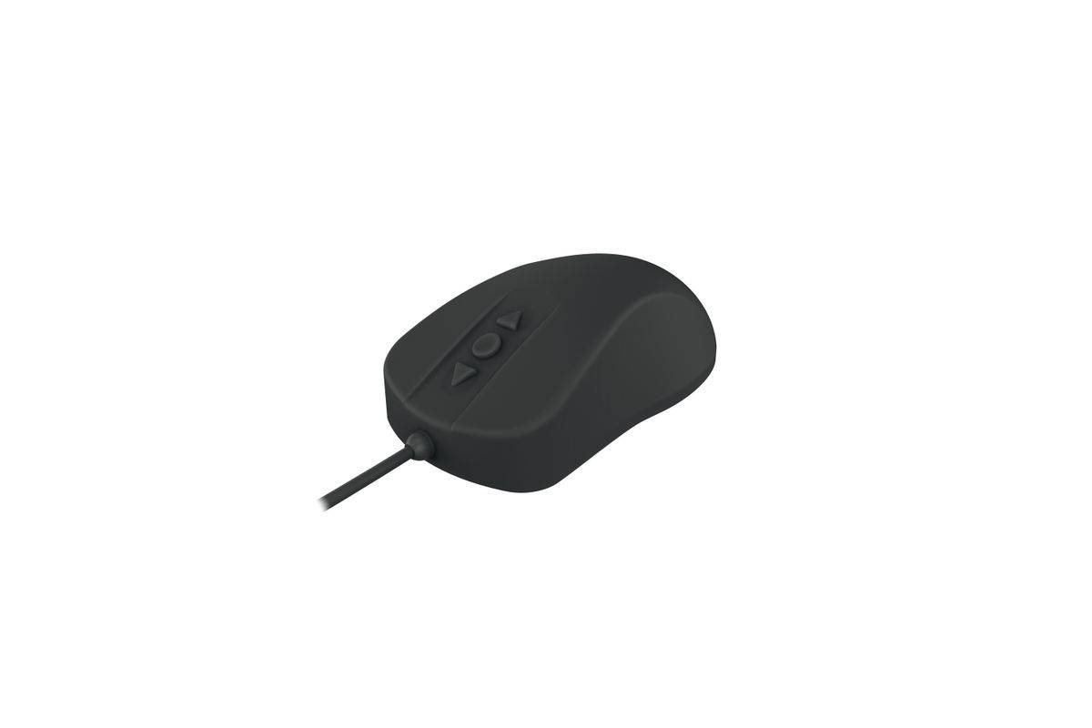 Active Key AK-PMH12 mouse Medico Ambidestro USB tipo A Ottico 1000 DPI (HYGIENE MOUSE WITH 3 BUTTONS USB BLK)-2