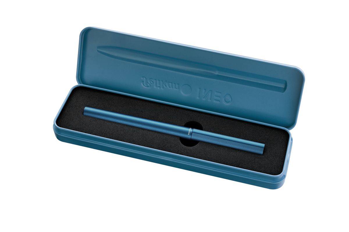 Penna stilografica Pelikan Ineo Petrolio-0