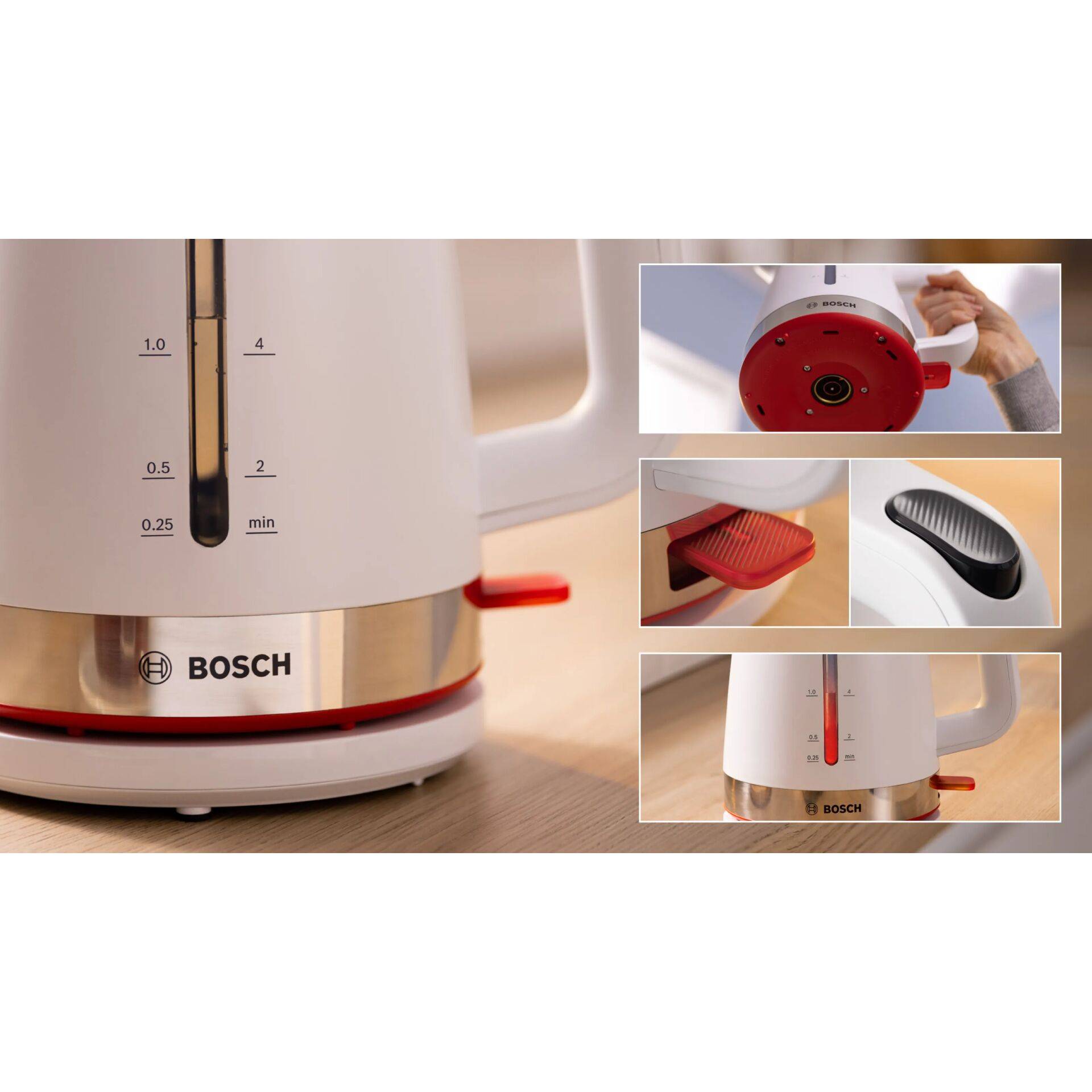 Bosch TWK4M221 bollitore elettrico 17 L 2400 W Bianco-2