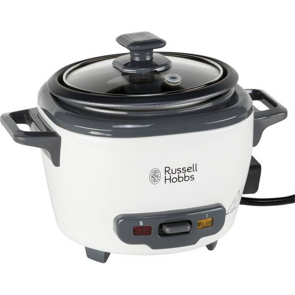 Russell Hobbs 27020-56 - Cuociriso - 600 g - 200 W - Cestello per la cottura a vapore - Mantieni caldo - Ciotola antiade