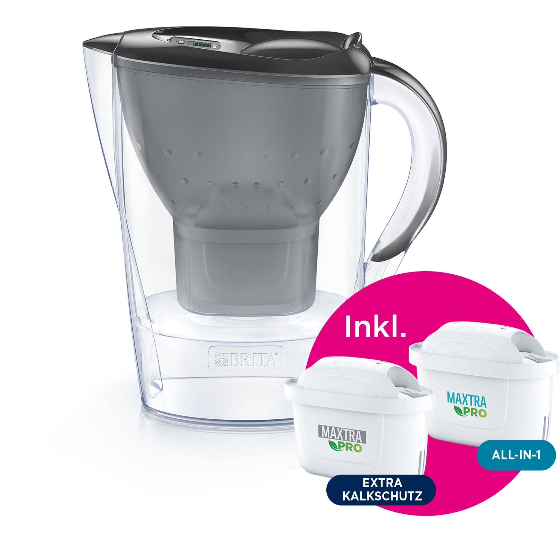 BRITA Wasserfilter-Kanne+MAXTRA+Kalksc Marella graphit+MAX+ (1057512)-0