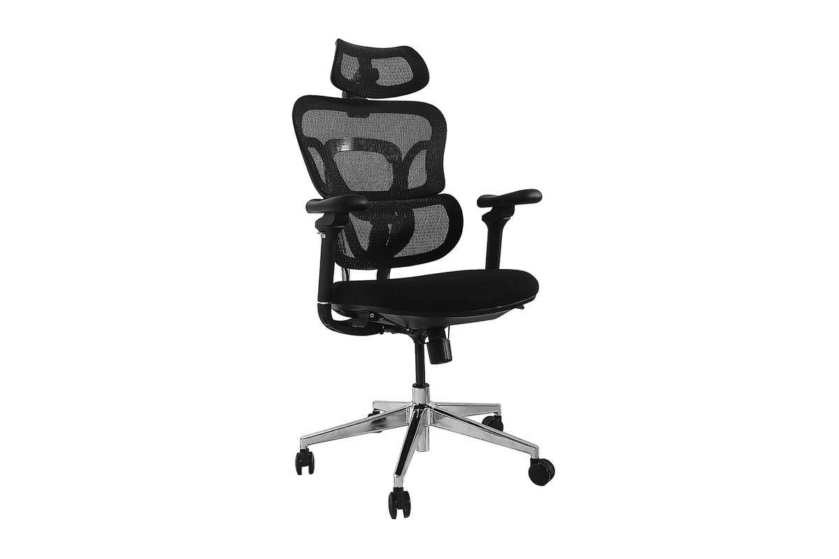 Equip Ergonomischer Bürostuhl mit Kopf und Armstützen sw lite Retail (651053)-0