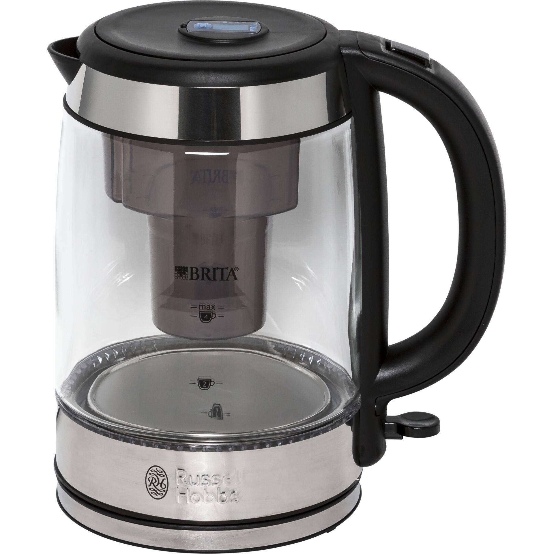 Russell Hobbs 20760-57 Clarity Electric Kettle in acciaio inossidabile/vetro-0