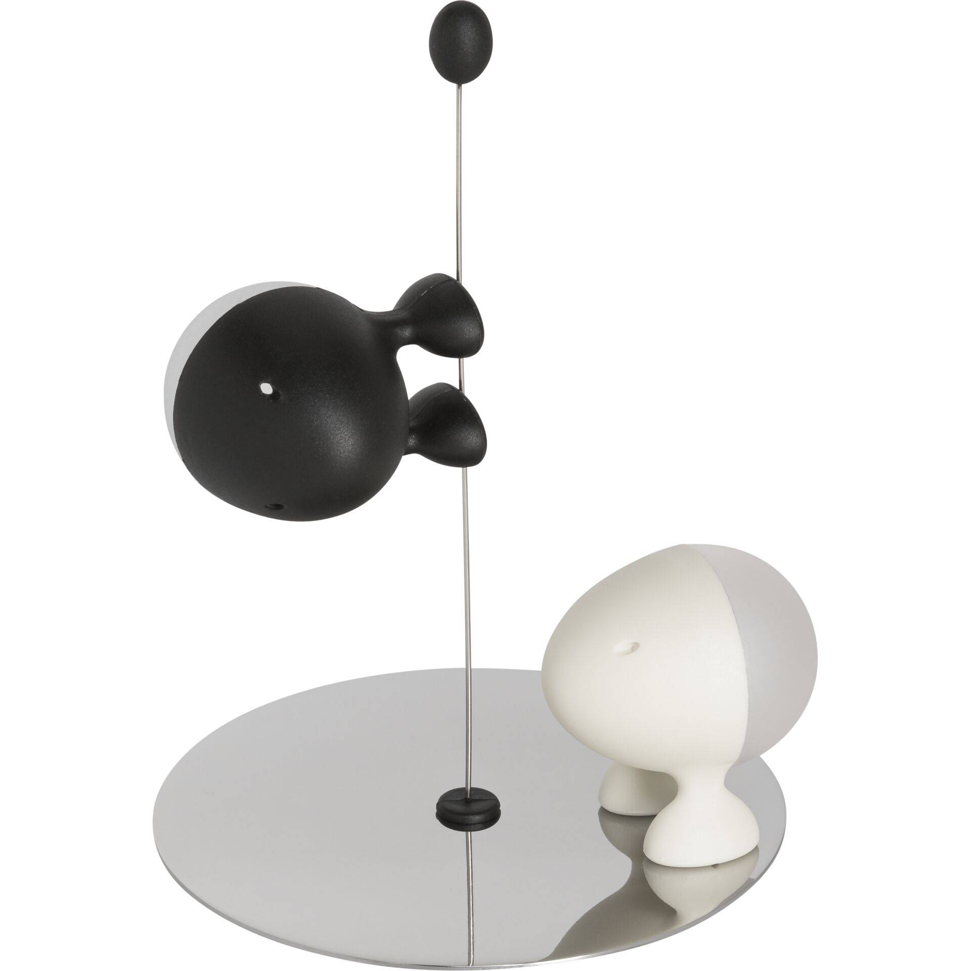 ALESSI LILIPUT Salz- und Pfefferstreuer weiß (ASG02 BW)-1
