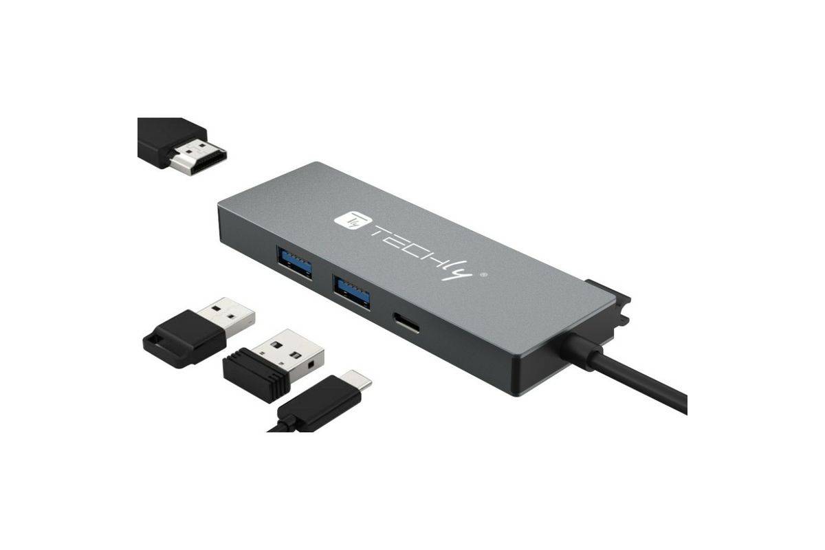 Docking Station USB3.2 Type-C™ a 3 Porte USB e 1 HDMI-0