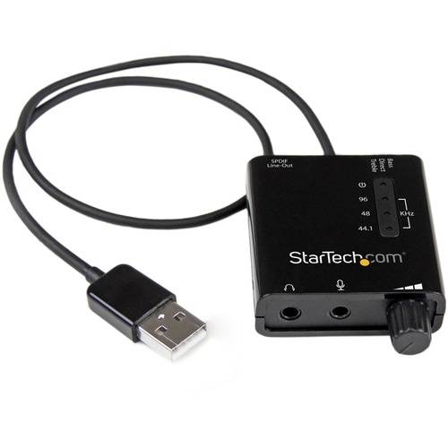 StarTech.com Scheda audio esterna adattatore audio stereo USB con audio digitale SPDIF ICUSBAUDIO2D-0