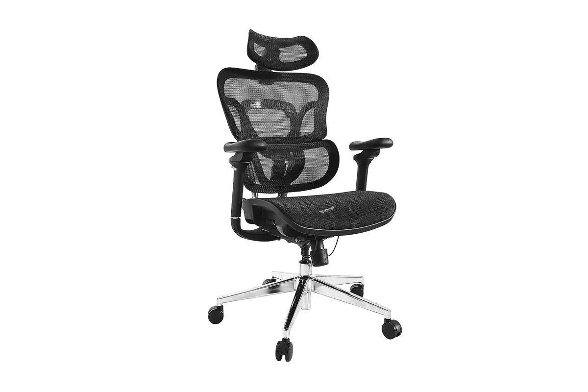 Equip Ergonomischer Bürostuhl mit Kopf und Armstützen sw lite Retail (651051)-0