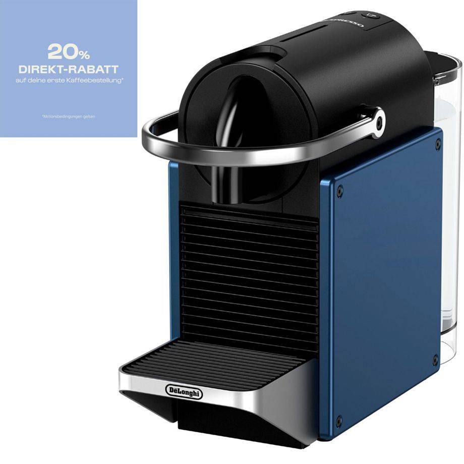Delonghi en 127.bl pixie blu macchina per caffe` a capsule 1 litro automatica-0