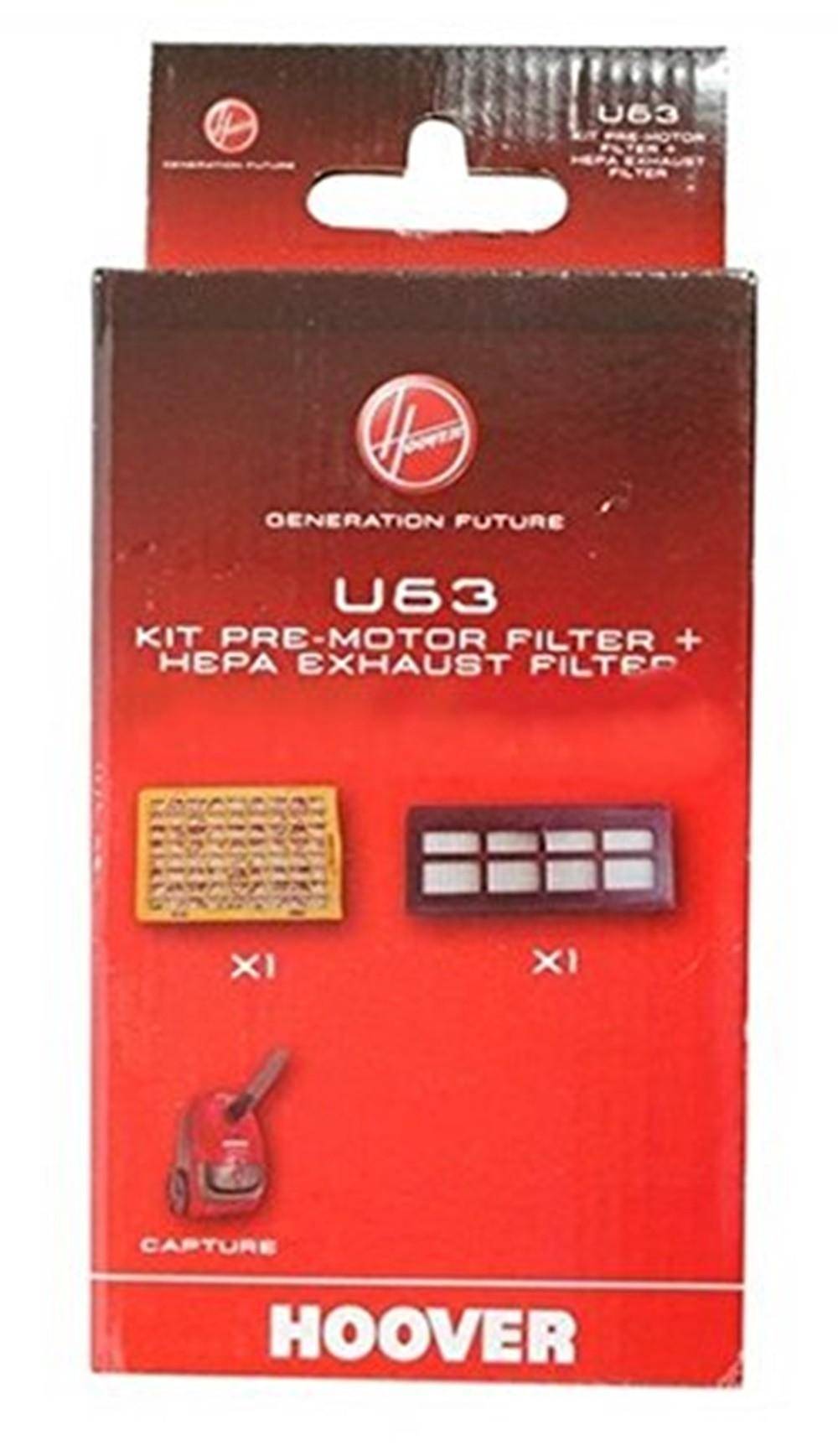 Hoover Capture Filtro EPA Aspirapolvere Originale U63 35601193-1