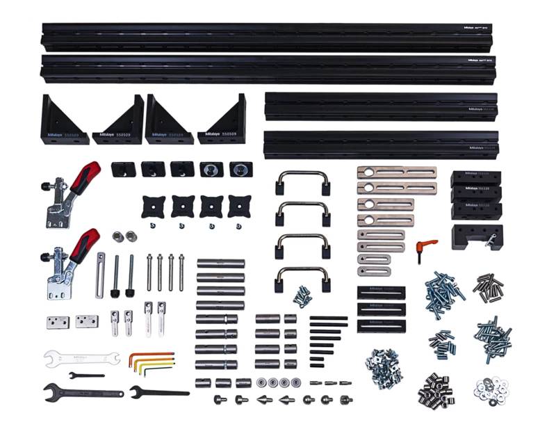 MITUTOYO, K551291, eco-plus multiflex combi kit 258 pezzi., CMM fixtures, eco-fix-plus Serie, multiflex-profile Serie-0