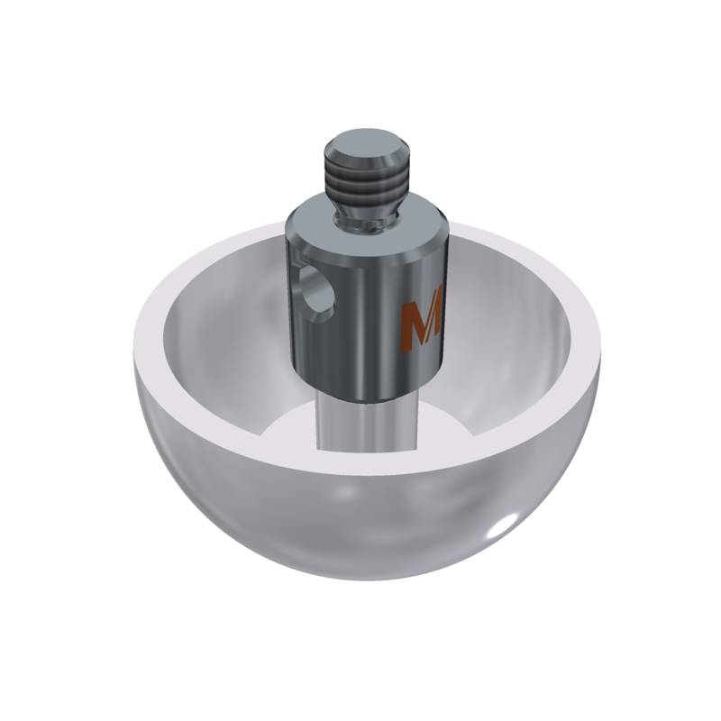 MITUTOYO, K651469, Hollow sphere Stilo ceramica M5, Ø30,0, 13-M5-CER30-L24,5-ML9,5-SS10-BS30-0