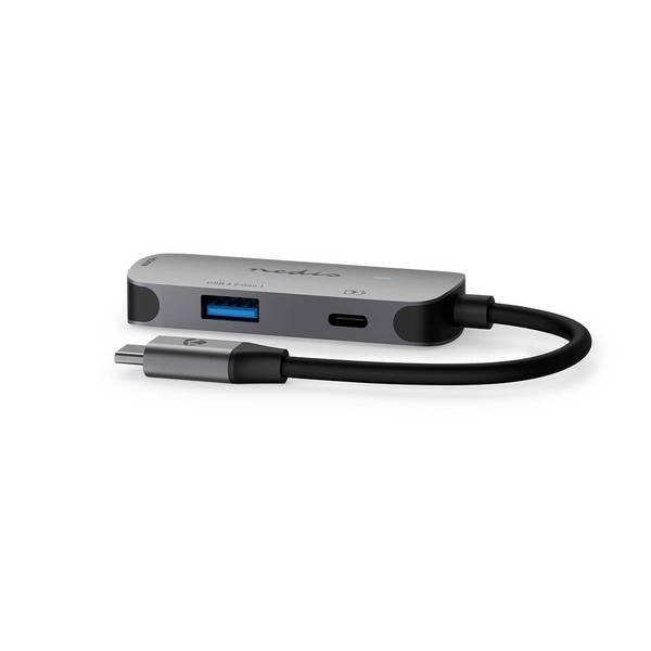 Nedis USB Multi-Port-Adapter USB 3.2 Gen 1 - USB-C™ Stecker, HDMI™ Ausgang, USB-A Buchse, USB-C™ Buchse (CCGB64230GY01)