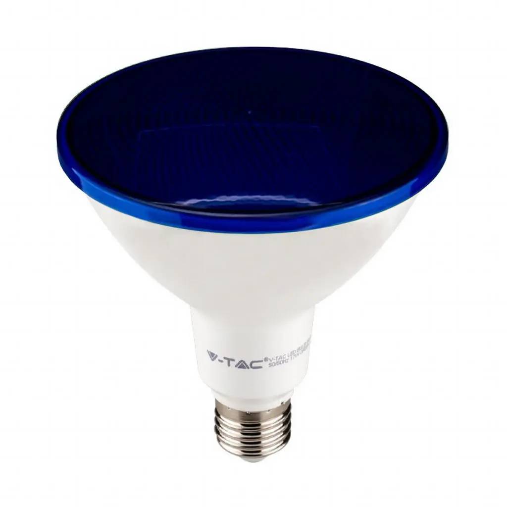 V-TAC Lampadina LED E27 17W PAR38 Colore Blu-0