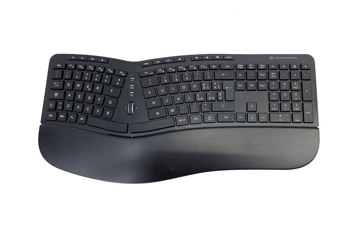 Conceptronic ORAZIO02IT tastiera Mouse incluso Ufficio RF Wireless QWERTY Italiano Nero-1