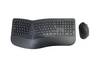 Conceptronic ORAZIO02PT tastiera Mouse incluso Ufficio RF Wireless QWERTY Portoghese Nero (Orazio Ergo Wireless - Ergono