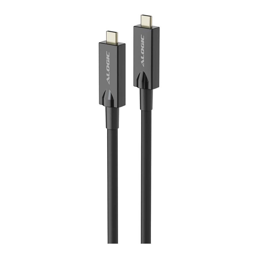 Alogic 5M USB-C TO USB-C HYBRID AOC - Digital/Daten (U3-TCC05-MM-H)-0