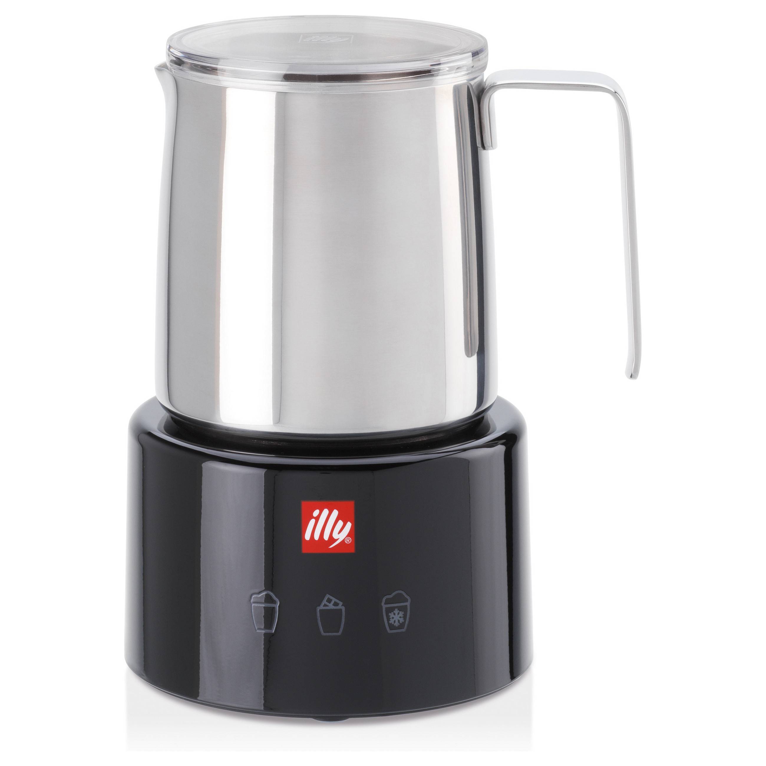Montalatte illy acciaio inox/nero di Piero Lissoni-0