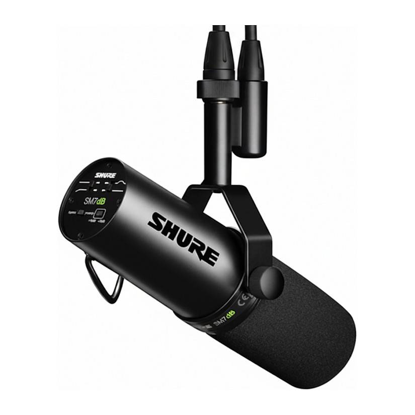 Shure Microphone SM7dB Dynamic Vocal Preamplifier XLR (SM7DB)-0