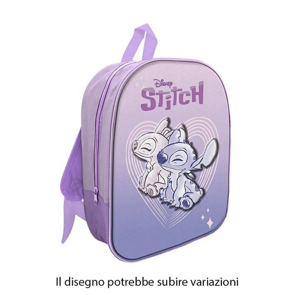Zaino Zainetto 3d Per Asilo Bambini Stitch E Angel Tempo Libero Scuola Viaggio 674204a --1