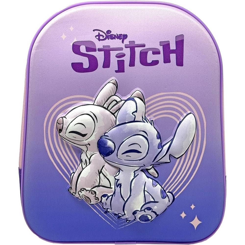 Zaino Zainetto 3d Per Asilo Bambini Stitch E Angel Tempo Libero Scuola Viaggio 674204a --2