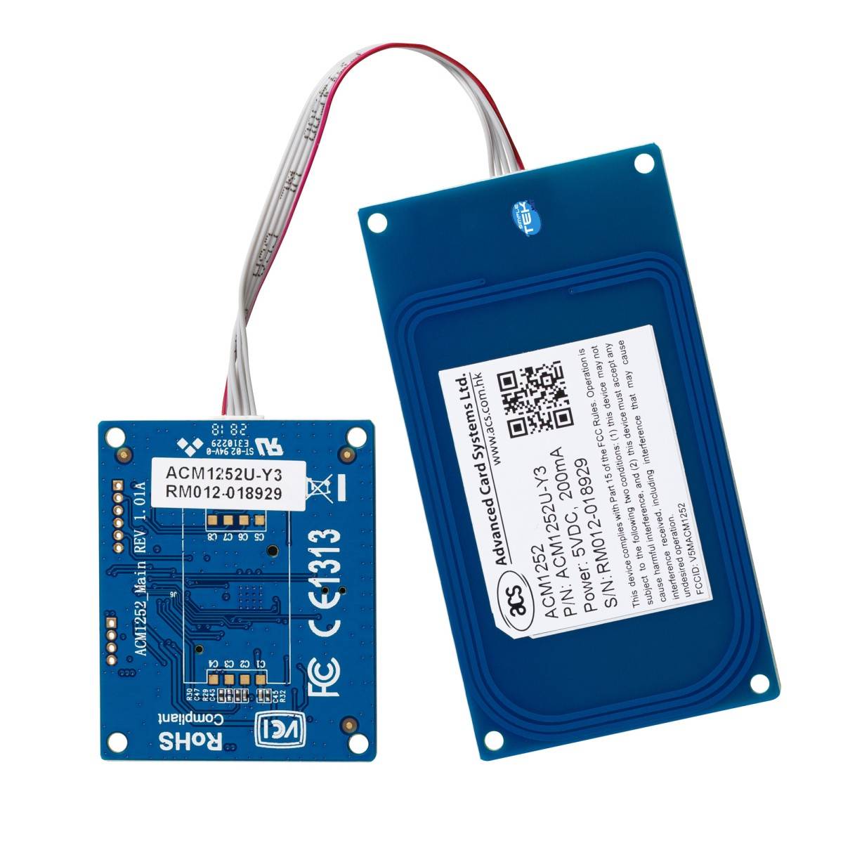 Acs Acm1252u-y3 Modulo Lettore Smart Card Nfc Antenna Staccabile Embedded-3