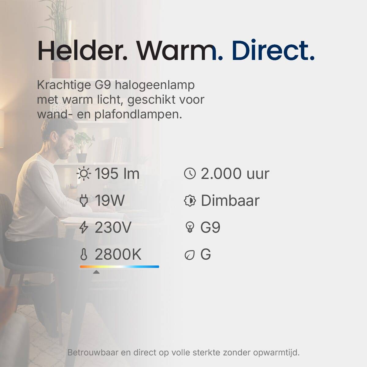 Philips - 925697744209 - Halogen MV Click 19.0W G9 230V CL 1CT/10F-2