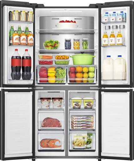 Hisense RQ5P470SAFE frigorifero 4 porte Libera installazione 483 L E Nero-3