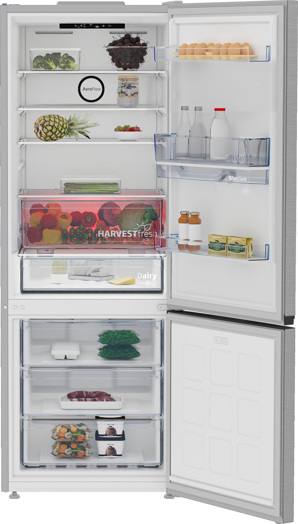 Beko B3RCNE564HDXB Libera installazione 490 L E Metallico-3