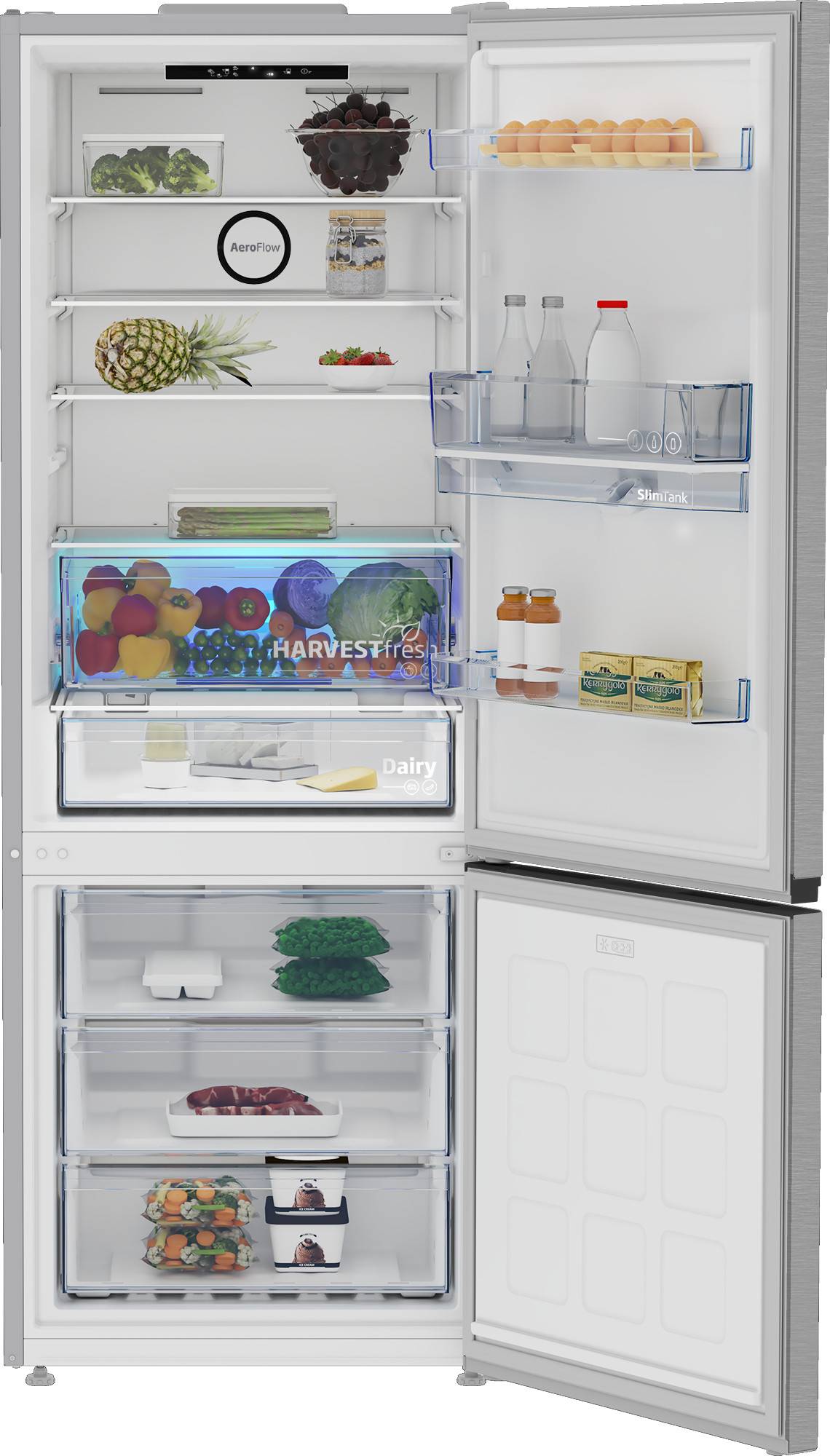 Beko B3RCNE564HDXB Libera installazione 490 L E Metallico-4
