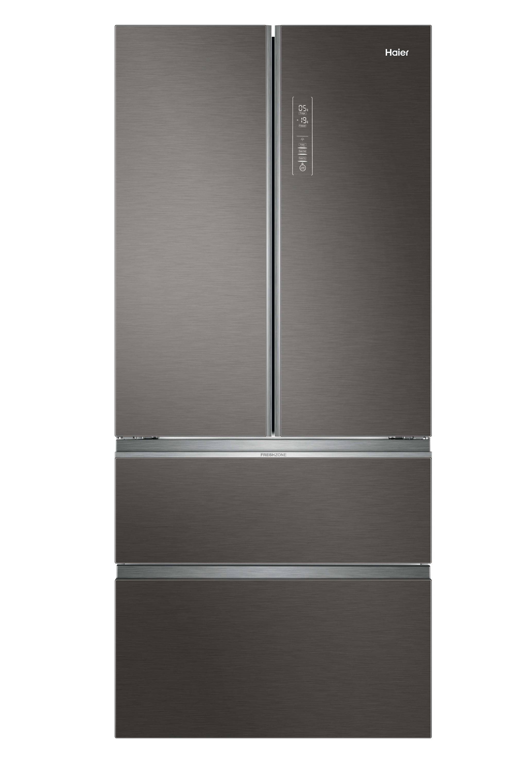 Haier HB18FGSAAA Libera installazione 539 L Argento, Titanio-0