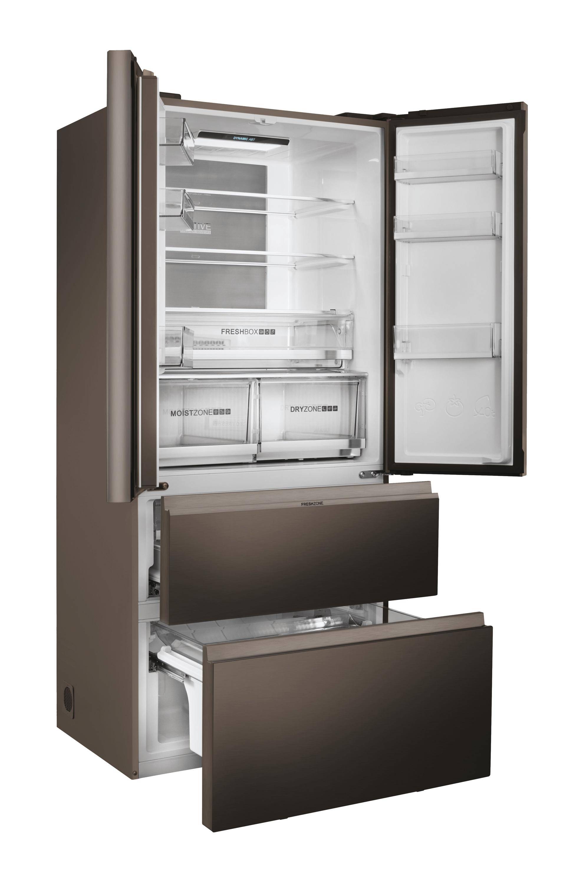 Haier HB18FGSAAA Libera installazione 539 L Argento, Titanio-2