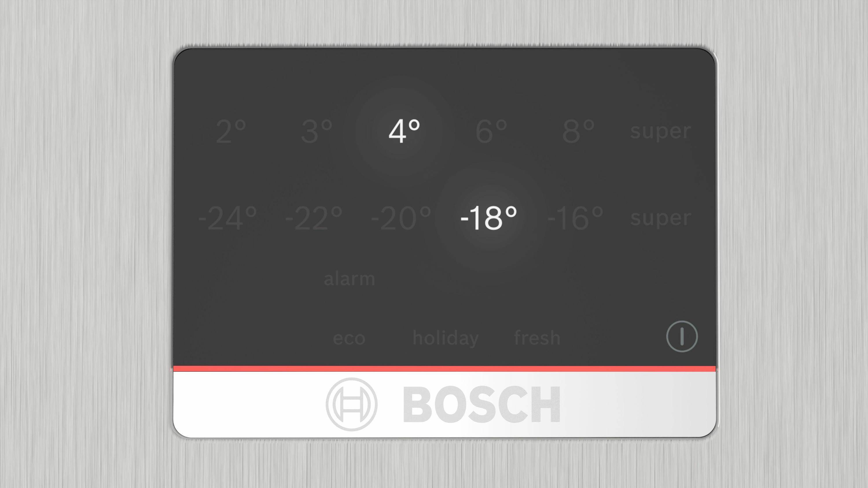 Bosch Serie 4 KGN397LDF Frigorifero combinato da libera installazione 203 x 60 cm Metal look Classe D-2