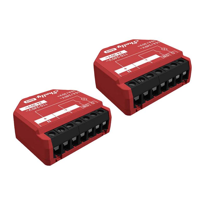 Shelly · Unterputz·""1PM Gen3""· 2er Pack· Relais· max 16A· 1 Kanal· WLAN· (Shelly_1PM_Gen3_2er)-0