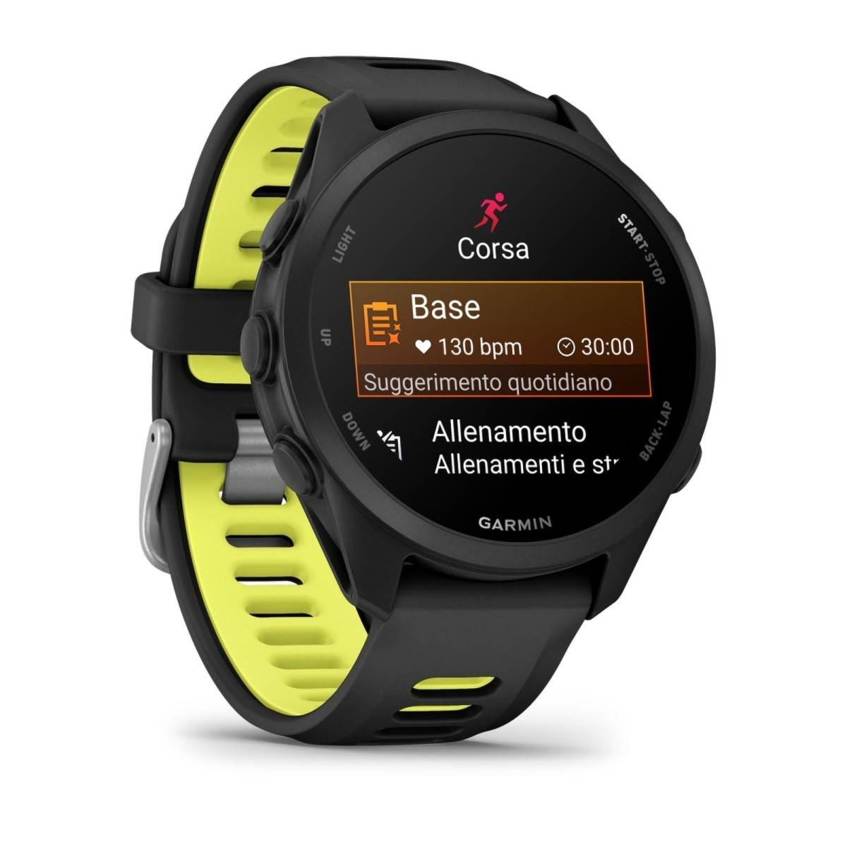 Garmin Forerunner 170 Music Smartwatch 43mm Sportivo Runner Gps Nero Giallo-3