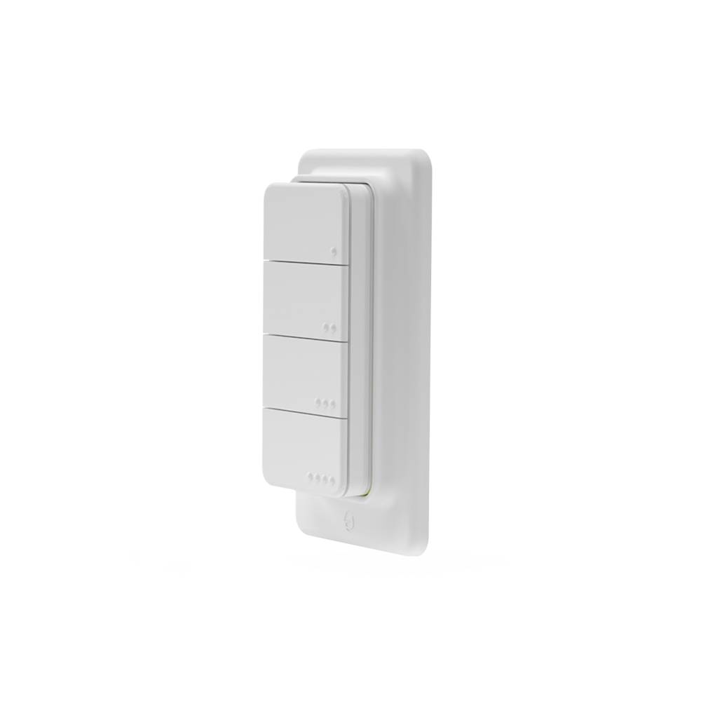 Shelly BLU RC Button 4 ZB Telecomando Smart a 4 Pulsanti, Bluetooth e Zigbee, Controllo Scene-0