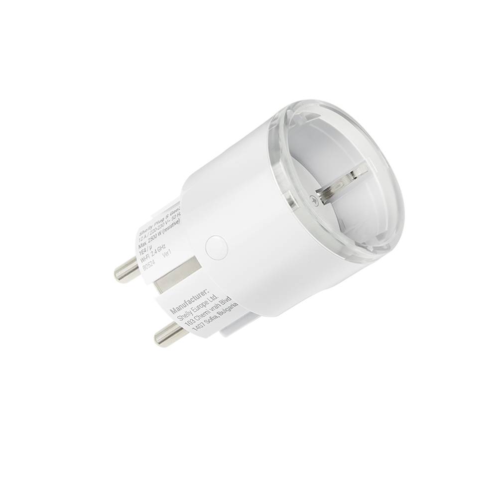 Shelly Plug S Gen3 MTR White Presa Smart Matter con Misurazione Energia, Wi-Fi e Bluetooth-0