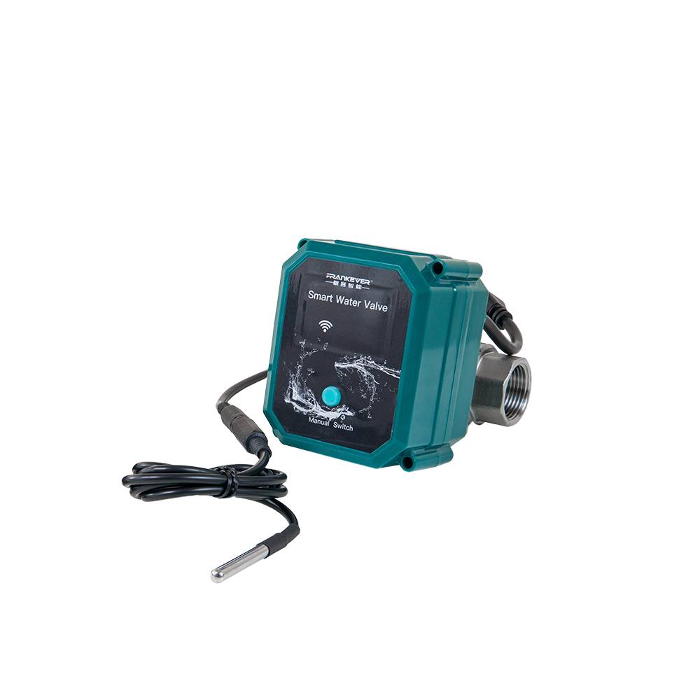 Frankever Smart Water Valve DN20 Valvola Acqua Intelligente 3/4”, Controllo Remoto e Automazioni Shelly-0