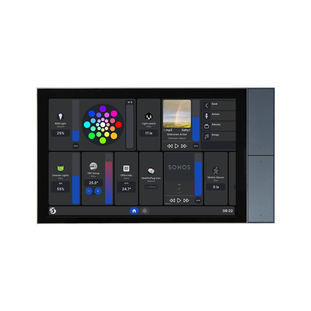 Shelly Wall Display XL Silver Pannello Touch Smart Home 10,1”, Controllo Domotica e Monitoraggio Energia-0