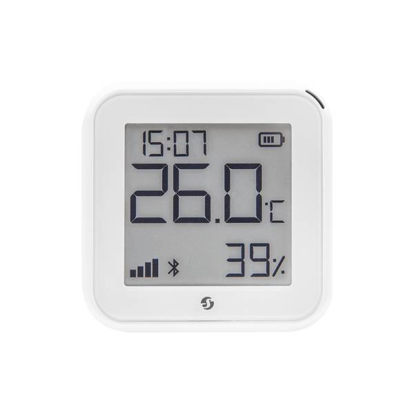 Shelly H&T Gen3 Matte White Sensore Smart Temperatura e Umidità Wi-Fi e Bluetooth, Bianco Opaco