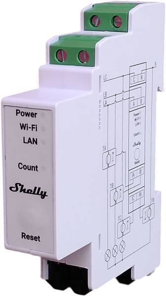 Shelly Pro 3EM 400A Misuratore Energia Trifase Professionale Wi-Fi, LAN e Bluetooth per Grandi Carichi-2