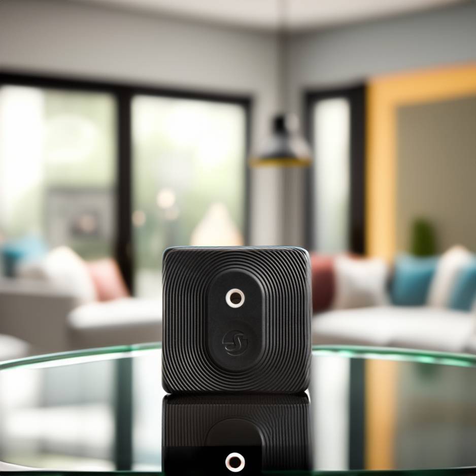 Shelly BLU H&T ZB Black Sensore Temperatura e Umidità IP54, Bluetooth e Zigbee, Nero-1