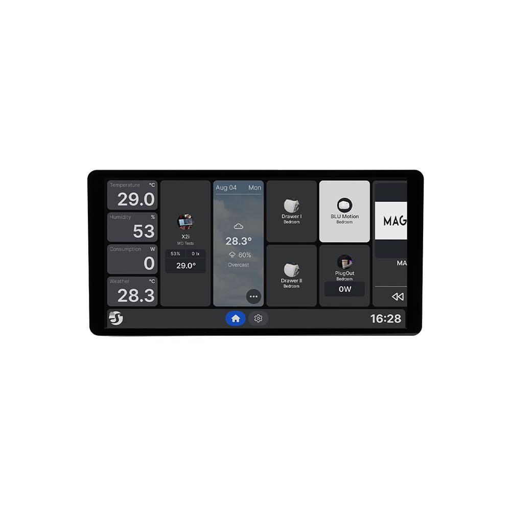 Shelly Wall Display X2i Silver Pannello Touch 6,95” Smart Home, Wi-Fi, Bluetooth e Controllo Energia-0